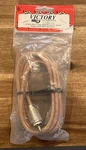 Victory Accessories Coax Cable 6 Beldon Clear Mini 8 With PL259 Connectors. Fixed Price $9.99.