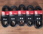 Stagg SMC7.6M 25' Xlr Microphone Cable Black Pack. Fixed Price $39.00.