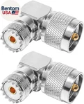 Uhf PL259 SO239 Female Coax Connector Right Angle Shape Low Loss. Fixed Price $20.71.