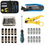 Gaobige Cable Crimper Tool Kit, Coaxial Compression For RG6 Yellow. Fixed Price $36.55.