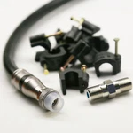 RG11 Direct Burial Underground Coaxial Cable Weather Boot Trishield Black/orange. Fixed Price $49.95.