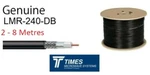 LMR-240-DB Times Microwave Coaxial 50 Ohm Watertight Cable 2-8M. Fixed Price $60.34.