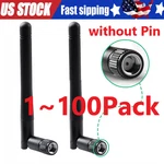 100X Rp-sma Antenna For Wifi 2.4GHZ 5GHZ Wireless Router Card Female Pin Lot. Fixed Price $269.99.