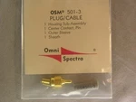 2 Osm 501-3 Omni Spectra Plug/cable Gold. Fixed Price $14.99.