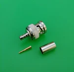 (1 Set) Bnc Male 3-PC Crimp RG58/U Thinnet Pvc Connector Usa Seller. Fixed Price $6.99.
