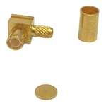 J01270A0221 Telegartner Mcx (m) Right Angle Gold Plated Coaxial Connector For Rg. Fixed Price $9.41.
