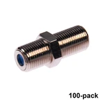 New 100 Ppc Barrel RG6 Female Slice Coax Cable Connector 3GHZ (CF81GHZM). Fixed Price $27.00.