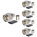 Mookeerf PL259 Male Crimp Coax CONNECTOR,SO239 Uhf PL-259 Connecto.... Fixed Price $24.01.