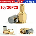 10/20PC Connector Sma Male Plug Crimp RG58 RG142 LMR195 RG400 Cable Straight #y. Fixed Price $18.68.
