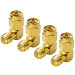 Onelinkmore Sma To Female Right Angle 90-DEGREE Adapter Gold 4-PACK. Fixed Price $11.30.