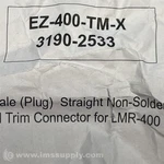 Times Microwave EZ-400-TM-X Tnc Male Connector Fnip. Fixed Price $133.20.