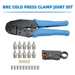 Bnc Plug Crimp Connector And Striping Tool For RG58/RG59/RG6 10 Pcs. Fixed Price $25.85.