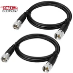 Ullnosoo RG8X Coaxial Cable, Pack 3FT Cb Radio Jumper PL259 Uhf Patch. Fixed Price $18.61.