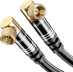 RG6 Coaxial Cable (10FT, 90 Angled Connector Pin, Gold Plated,.... Fixed Price $40.23.