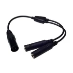 Wirenest Ga Twin Plug To Airbus 5 Pin Xlr Headset Adapter - Dual General.... Fixed Price $27.85.