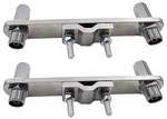 2 Lot Workman DAM-1 Cb Radio Dual Antenna Flat Bar Mirror Mount Bracket W/ Studs. Fixed Price $40.95.