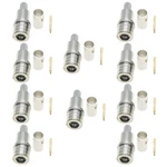 10SETS Crimp Rf Connector Plug Qma Male For Cable LMR195 RG58 RG400 RG142. Fixed Price $22.77.