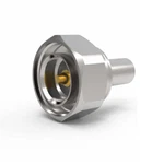 Times Microwave EZ-400-716M-X 7/16 Din Male Straight Connector. Fixed Price $33.00.