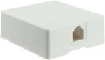 25 Telephone Modular Single Port Surface Mount Jack, RJ11, White. Fixed Price $39.50.