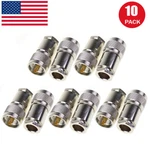 10-PACK Rf Connector Uhf PL-259 Male Clamp Type For RG8 RG213 LMR400 Coax Wire. Fixed Price $27.98.