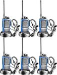 Arcshell Rechargeable Long Range Two-way Radios With Earpiece 6 Pack Clear. Fixed Price $98.98.