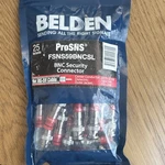 Belden FSNS59BNCSL Prosns Male Security Connector RG-59 25. Fixed Price $35.00.