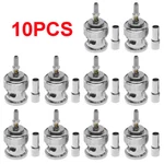 10PACK Bnc Male Crimp/solder Type Connector For RG316/RG174/LMR100 Coax Wire. Fixed Price $10.78.