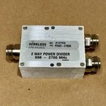 Wireless Solutions PDW2-2700N 698-2700MHZ 2-WAY Power Divider. Fixed Price $60.00.
