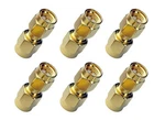6PCS. Sma Male Plug To Adapter Coupler, Gold Plated 6X. Fixed Price $16.96.