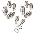 10PC Uhf Female Nut Bulkhead SO-239 SO239 Jack Rf Adapter Connector PL-259 Us. Fixed Price $27.59.