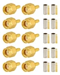 10 Pcs Connectors Male Crimp For RG316 RG174 Coax Cable. Fixed Price $12.11.