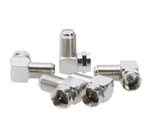 90 Degree Right Angle Female Coax Cable Adapter Connector Multi-pk Lot. Fixed Price $41.85.