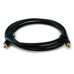 Monoprice Coaxial CABLE,RG-6,6 Ft.,black 844660030317. Fixed Price $11.64.