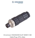 New Lot Of Hirschmann 933406100 Elst 3008 V M8 Connector Plug Pin Male IP67. Fixed Price $85.00.