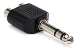 Hosa GPR-484 1/4" Trs To Dual Female Rca Adapter. Fixed Price $14.99.