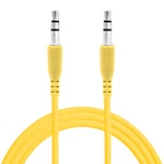 3.5MM Stereo Yellow Color Male To Jack Port Extension Audio Aux Cable. Fixed Price $7.18.