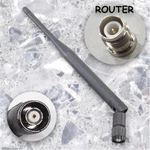 New 8" Round Black Wifi Antenna *rp-tnc Male* Netgear/d-link/asus/tp-link/amped. Fixed Price $9.97.