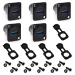 Itvexeme 5PCS Usb 3.0 Panel Mount IP67 Pass Through Connector,.... Fixed Price $33.64.