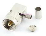 Premium W5SWL Series Uhf Male PL-259 Right Angle Coax Connector RG-8X LMR-240. Fixed Price $6.99.