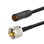 Eightwood PL259 Uhf To Din Fm/am Female Adapter RG58 Coax Cable 12 Inches. Fixed Price $11.83.