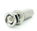 2PCS Rf Connector Bnc Male Twist-on, Delrin Insulation Gold Pin LMR195. Fixed Price $9.95.