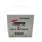 Andrew F1PNR-HC Connector Type Male Right Angle For 1/4 Inch FSJ1-50A Coaxial. Fixed Price $7.50.