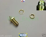 Rp-sma Female Plug Center Nut Bulkhead Handle Deck Clip Solder Cup Rf Connector. Fixed Price $7.03.