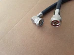 Us Made RG-214/U MIL-C-17 Male To Right Angle Coax Cable Cb, Ham, Lot. Fixed Price $390.00.
