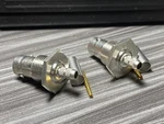 2 Pc Lot, Huber Suhner Rf Connector Bayonet Bnc Cable Jack. Fixed Price $19.99.