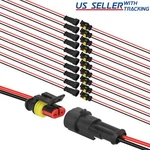 10-PAIR Waterproof 12V 2-PIN Electrical Wire Connector Plug Cable Boat Car Truck. Fixed Price $8.75.