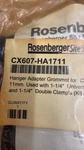 CX607-HA1711 Rosenberger Adapter Grommet For Cable From 11MM. Fixed Price $8.00.