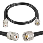 Mookeerf PL-259 Uhf Cb Coax Cable 6FT, RG58 To Female Low Los.... Fixed Price $19.62.