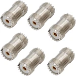 SO239 Barrel Connector, 6-PACK PL259 Coupler Uhf Female Rf Adapter Coa. Fixed Price $18.95.
