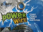 Powercomm Coax Cable RG58 9' Single Phase Plug To 215-31211 Case Of 30. Fixed Price $62.10.